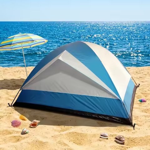 Double-Deck Manual Tent, One Bedroom