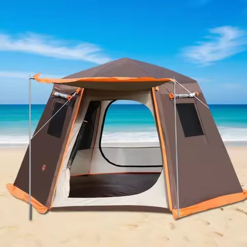 Hexagonal Automatic Tent, 5-8 Person
