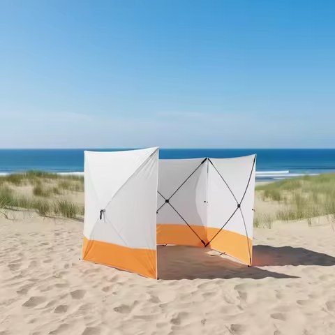 4-Panel Privacy Wind Screen
