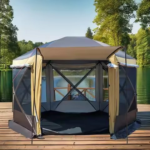 Hexagon Canopy Automatic Pop-Up Tent